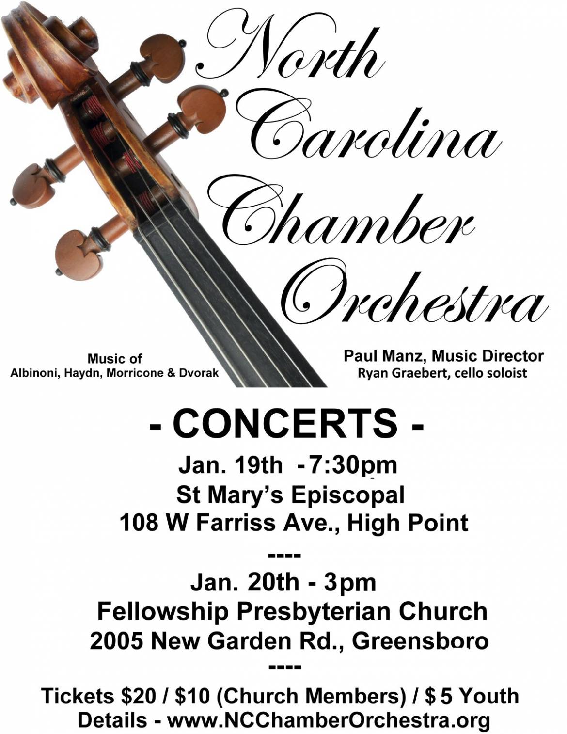 2019-Concert - North Carolina Chamber Orchestra
